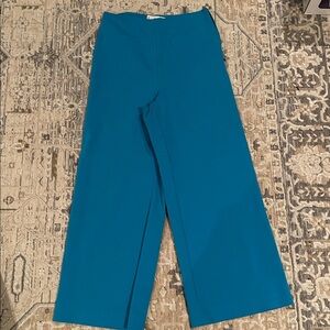 Stylish Blue Wide-Leg Pants